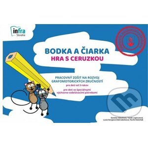 Bodka a čiarka - Hra s ceruzkou - Daniela Valachová, Patrik Holotňák (ilustrátor)