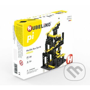 HUBELINO Pi Kuličková dráha - set s kostkami M 99 ks - LEGO
