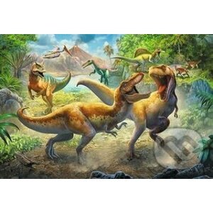 Puzzle Dinosauří souboj - Trefl