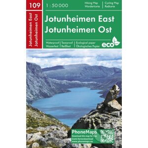 Jotunheimen East 1:50 000 - freytag&berndt