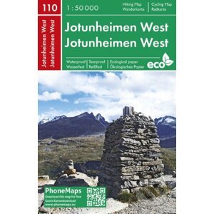 Jotunheimen West 1:50 000 - freytag&berndt