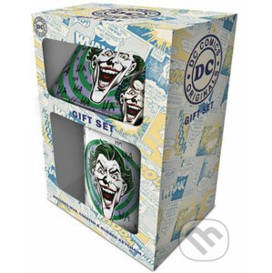 Darčekový set DC Comics: The Joker hrnček-prívesok-tácka - Batman