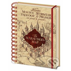 Poznámkový A5 blok Harry Potter: The Marauders Map - Harry Potter