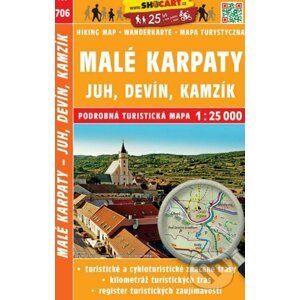 Malé Karpaty - Juh, Devín, Kamzík 1: 25 000 - SHOCart