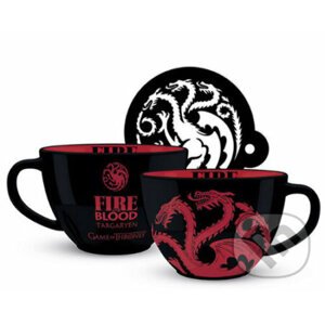 Keramický cappuccino hrnček Game Of Thrones: Targaryen - Magicbox FanStyle