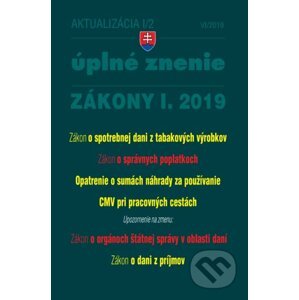 Aktualizácia 2019 I/2 - Úplné znenie zákonov po novele - Poradca s.r.o.