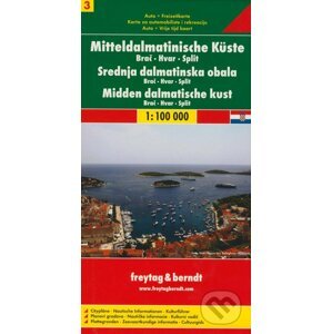 Mitteldalmatinische Küste 1:100 000 - freytag&berndt