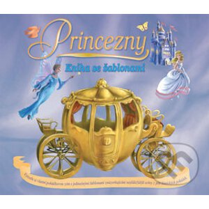 Princezny Kniha se šablonami - Junior
