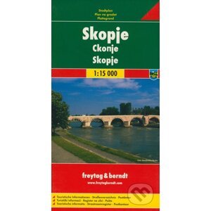 Skopje 1:15 000 - freytag&berndt