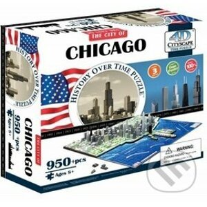 4D City Puzzle Chicago - ConQuest