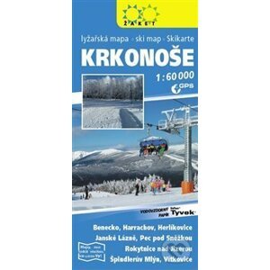 Krkonoše - lyžařská mapa 1:60 000 - Žaket