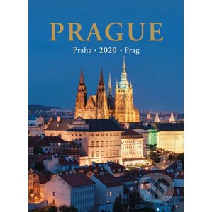 Kalendář nástěnný 2020 - Praha / Prague / Prag 24,5 x 34 cm - Pražský svět