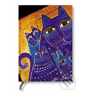 Paperblanks - Mediterranean Cats - MIDI - linajkový - Paperblanks