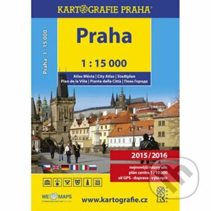 Praha - 1:15 000 atlas města - Kartografie Praha