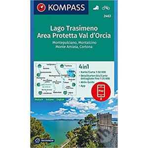 Lago Trasimeno, Area Protetta Val d' Orcia - Kompass