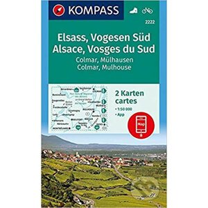 Elsass - Vogesen Süd, Alsace - Vosges du Sud 1:50 000 - Kompass
