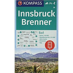 Innsbruck, Brenner 1:50 000 - MAIRDUMONT