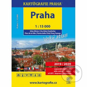 Praha – Velký atlas, 1:15 000 - Kartografie Praha