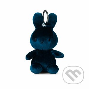 Miffy zamatová tmavo modrá kľúčenka - CMA Group