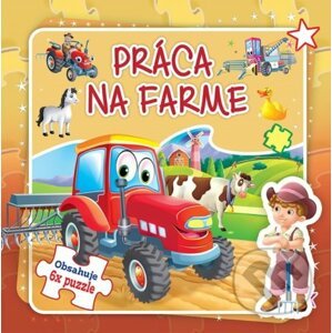 Práca na farme - Obsahuje 6x puzzle - Foni book