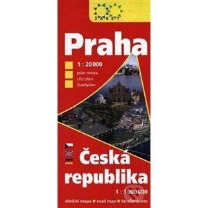 Praha 1:20 000 + Česká republika 1:1 000 000 - Žaket