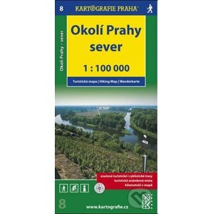 Okolí Prahy Sever 1:100 000 - Kartografie Praha