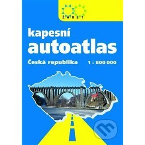Kapesní Autoatlas - Česká republika 1:800 000 - Žaket