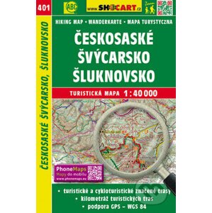 Českosaské Švýcarsko, Šluknovsko 1:40 000 - SHOCart