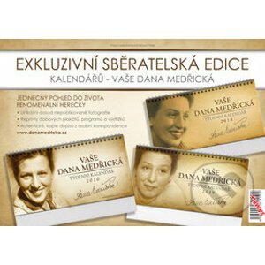 Sběratelská edice Vaše Dana Medřická - stolní kalendáře 2018, 2019 a 2020 - Václav Vydra