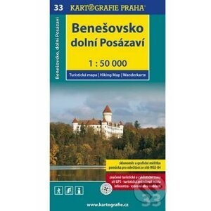 Benešovsko Dolní Posázaví 1:50 000 - Kartografie Praha