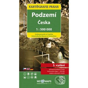 Podzemí Česka 1:500 000 - Kartografie Praha