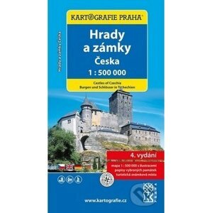 Hrady a zámky Česka 1:500 000 - Kartografie Praha