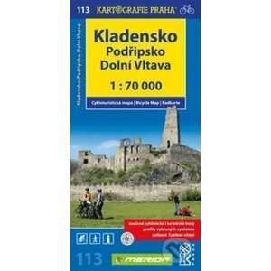 Kladensko, Podřipsko, Dolní Vltava 1: 70 0000 - Kartografie Praha
