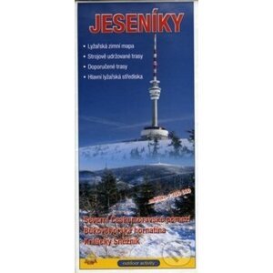 Jeseníky 1:100 000 Zimní lyžařská mapa - Jena