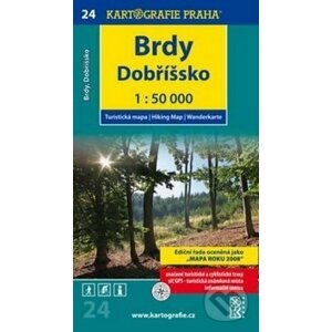 Brdy, Dobřížsko 1:50 000 - Kartografie Praha