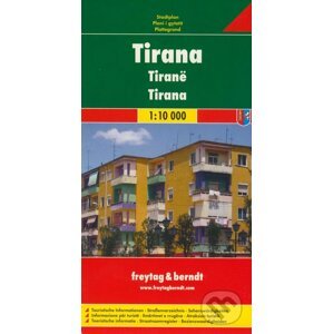 Tirana 1:10 000 - freytag&berndt