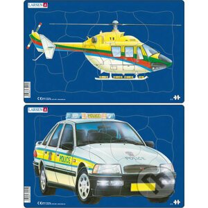 Helikoptéra/Policajné auto (2 v 1) U3 - Larsen