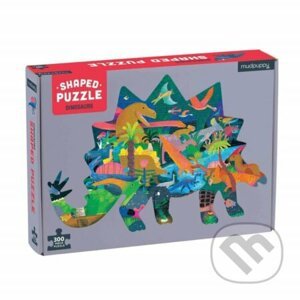 Puzzle tvarované Dinosaury - Mudpuppy