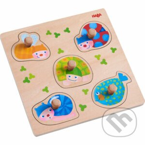 Vkladacie puzzle: Farebné zvieratká - Haba