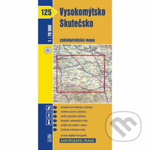 1: 70T(125)-Vysokomýtsko, Skutečsko (cyklomapa) - Kartografie Praha
