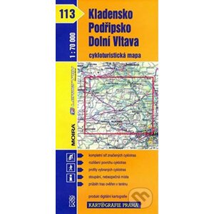 1: 70T(113)-Kladensko,Podřipsko (cyklomapa) - Kartografie Praha