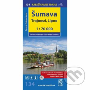 1: 70T(134)-Šumava-Trojmezí, Lipno (cyklomapa) - Kartografie Praha