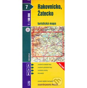 Rakovnicko,Žatecko (turistická mapa) - Kartografie Praha