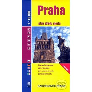 Praha: Plán středu města 1:15 000 - Kartografie Praha