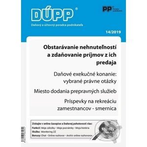 DUPP 14/2019 Obstarávanie nehnuteľností a zdaňovanie príjmov z ich predaja - Poradca podnikateľa