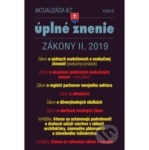 Aktualizácia II/7 2019 - Exekúcie a ukončenie exekučných konaní - Poradca s.r.o.
