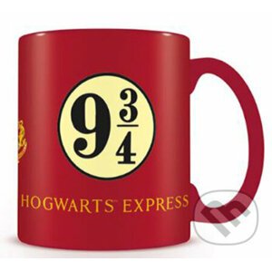 Červený keramický hrnček Harry Potter: Platform 9 3/4 Hogwarts Express - Harry Potter