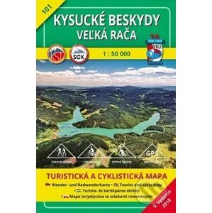 Kysucké Beskydy - Veľká Rača - turistická mapa č. 101 - Kolektív autorov