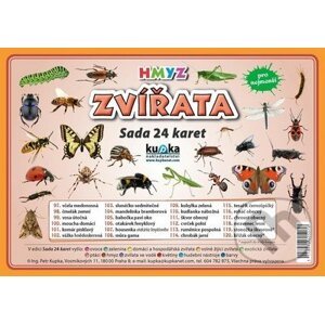 Zvířata hmyz - Sada 24 karet - Petr Kupka