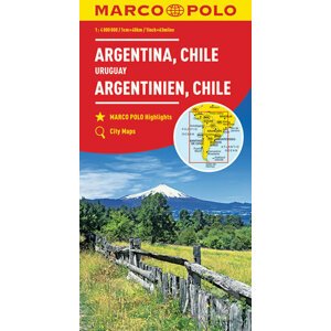 Argentina, Chile, Uruqay 1:4M - Marco Polo